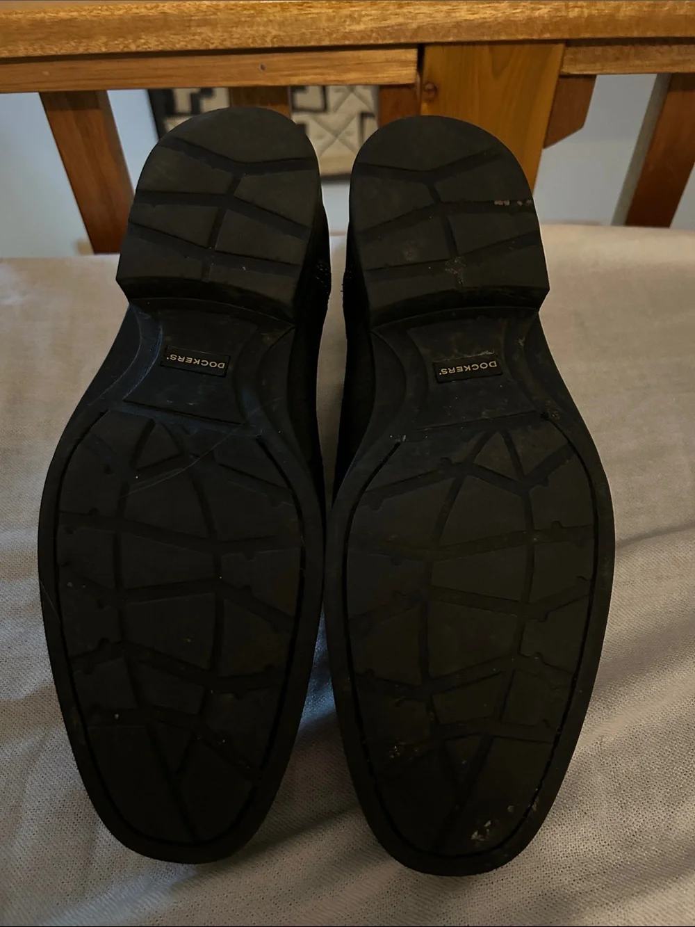 Dickers Men's Black Slip-On Leather Chelsea casual dress Boots size 10